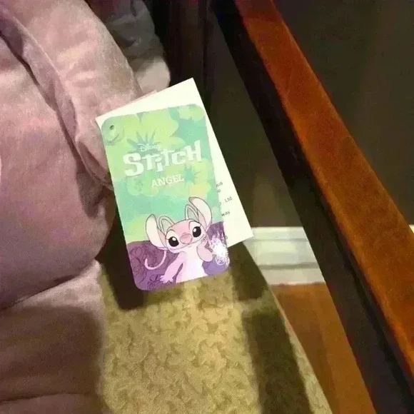 NWT Disney Stich-Angel (Lilo & Stitch) Jumbo Plush with shiny rainbow ears - Picture 3 of 6